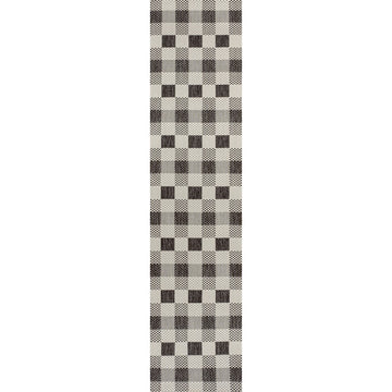 Darcy Traditional Geometric Bold Gingham Area Rug